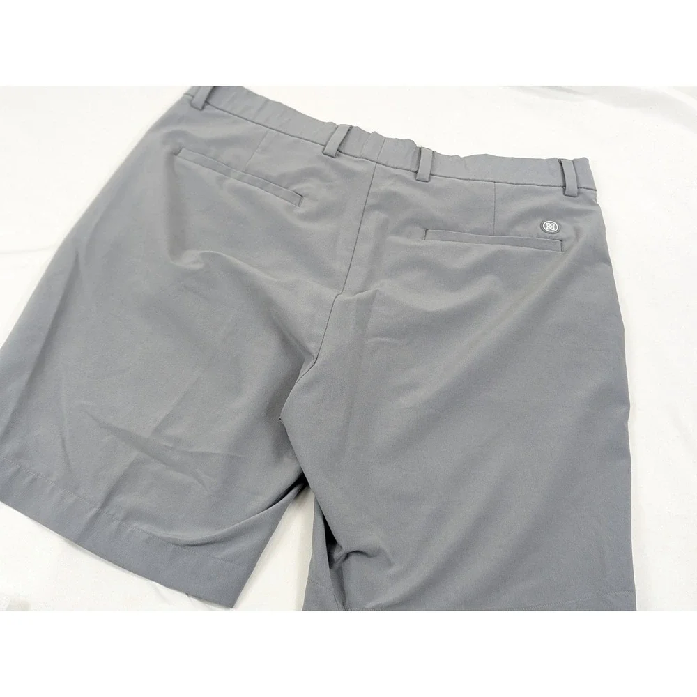 G/Fore Shorts Mens 32x8 Gray Performance Golf Stretch Logo Summer All Day Play